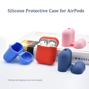 Auricolare senza fili Accessori di Alta Qualità Ispessito Unicolor Antiurto Anti Caduta Custodie In Silicone <span class=keywords><strong>Cover</strong></span> <span class=keywords><strong>Per</strong></span> Apple <span class=keywords><strong>Airpods</strong></span> 1 2 - Product Image 2
