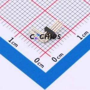 HX PZ1.27-2x2P WZ Pin Header Bent Lead Through Hole,P=1.27mm Connector 2x2P 1.27mm 1.27mm Pin Header - Product Image 2