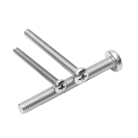 Vis à tête cylindrique Phillips à filetage complet extra longues en acier inoxydable 304 A2 M3 M4 M5 M6