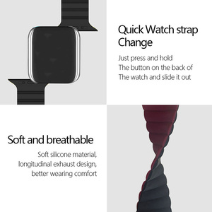 Силиконовый магнитный ремешок для часов, 49 мм - Product Image 4