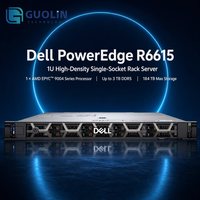 Serveur en rack Dell PowerEdge R6615 1U, serveur AMD d'entreprise pour la mise en œuvre en centre de données