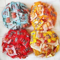 Mini-saucisses grillées 10g, emballées individuellement, collation de viande semi-molle cuite au four, vente en gros, OEM
