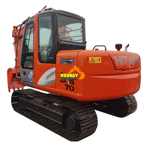 รถขุดไฮดรอลิกแบบตีนตะขาบฮิตาชิ Zx70 Zx75 Zx120 Zx200 มือสอง เหมาะสำหรับงานก่อสร้าง รถขุดขนาดเล็กฮิตาชิ ZX70-5A มือสอง - Product Image 1