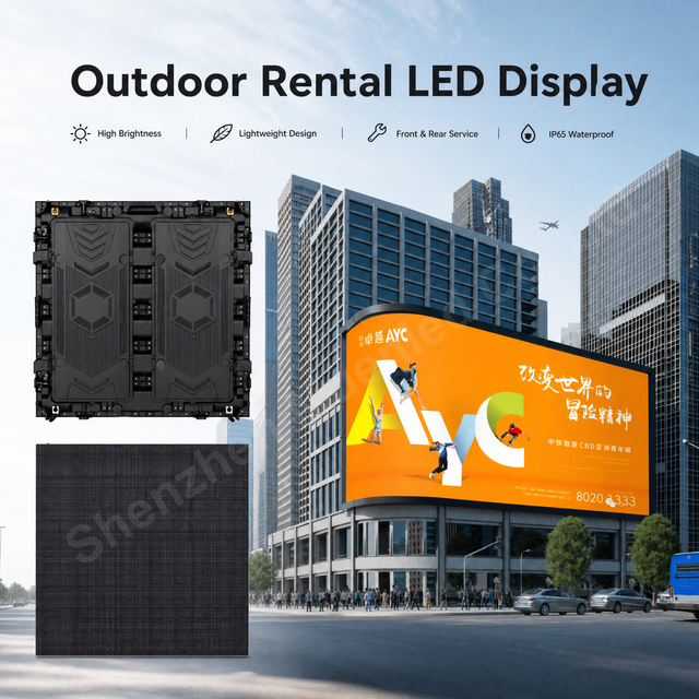Muen Outdoor P6 IP65 Waterproof LED Screen 960*960mm High Brightness 5000cd Large Advertising Screen Warranty