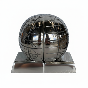 Sujetalibros de metal con estilo con detalles tallados diseñados para banquetes, celebraciones navideñas y casas rústicas - Product Image 1