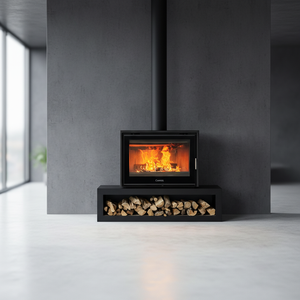 Poêle <span class=keywords><strong>à</strong></span> bois autoportant de style européen pour chauffage domestique en acier au carbone - Product Image 1