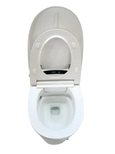 NEW Auto Flush 1 Piece Intelligent Bidet Toilet Bathroom Commode S-Trap Ceramic Smart Wc Toilet