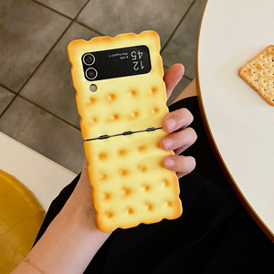 Funda para Samsung Galaxy Z Flip 6, la más reciente funda plegable para teléfono, a prueba de golpes, con diseño de galleta de <span class=keywords><strong>soda</strong></span>, con cordón cruzado, funda protectora para teléfono. - Product Image 5
