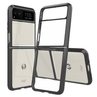 Vente chaude Transparent Clair Antichoc Dur PC Souple TPU Téléphone Portable Cas Pour Motorola Moto Razr 2023 Z Flip 5 4