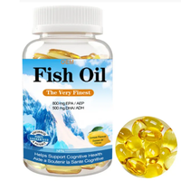 Huile de poisson Oméga-3 OEM/ODM 500mg 1000mg, capsules molles d'huile de foie de morue en vrac, suppléments de haute mer, gélules molles d'huile de poisson Oméga-3 1000mg