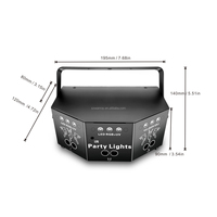 Projecteur laser RVB UV 15 faisceaux avec télécommande DMX pour spectacle laser intérieur
