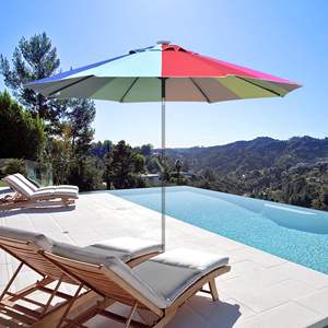 Parapluie droit Db en tissu pongé 190T, 8 baleines, imperméable, ouverture manuelle, pour voyage, fête, publicité, cadeau - Product Image 6