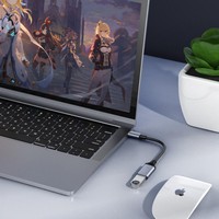 Adaptateur USB C vers USB 3.0 OTG 5 Gbps |   Conception côte à côte pour ordinateur portable MacBook et téléphone avec protection OTP