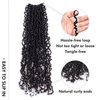 FreeTress Sensationnel perruque toyotrees court 8 pouces 10 12 14 pouces yanki bouclés mini chrochet cheveux yanky twist crochet cheveux