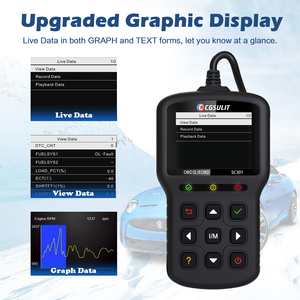 CGSULIT Đầu Đọc Mã Xe SC301 Máy Quét Động Cơ OBD2 Dụng Cụ Quét Tự Động Chẩn Đoán - Product Image 3