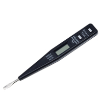 Indikator tegangan Meter Digital Voltmeter 12 v-250 V soket dinding AC/DC Power Outlet detektor Sensor Tester pena