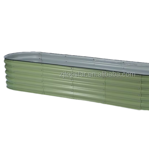 Bộ dụng cụ làm vườn hình bầu dục bằng thép mạ kẽm, dung tích lớn, bán buôn, có thể tùy chỉnh OEM ODM, sử dụng ngoài trời, trong nhà, rễ cây lớn - Product Image 1