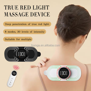 Cinturón de Masaje Eléctrico Inalámbrico con Control Remoto, Mini EMS con Calor LED, para Aliviar la Fatiga del Cuello y Cervical, Portátil y Profesional - Product Image 4