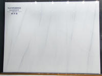 2700x1200mm pierre frittée grande taille dalle de porcelaine pour comptoirs de table dalle d'aspect marbre de Carrare