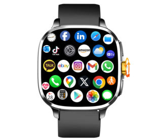 Jam Tangan Pintar 2025 S99 4G LTE WIFI GPS Layar AMOLED Tampilan Warna Panggilan SIM Kompatibilitas Android IOS Pelacak Tidur Baterai Tahan Lama - Product Image 4