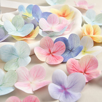 Kelopak Bunga Hydrangea Lateks Warna Merah Muda 4cm Bunga Hydrangea Besar Pasokan Grosir Kelopak Bunga untuk Dekorasi Pernikahan, Ulang Tahun, dan DIY
