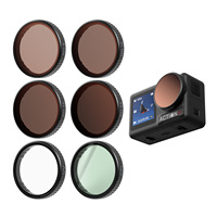 Kit de filtres AMagisn pour DJI Action 5 Pro/4/3, filtres ND et accessoires de lentilles polarisantes CPL