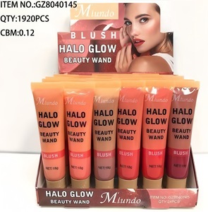 Bóng mắt dạng lỏng 24 cái/hộp 6 màu làm nổi bật màu mở rộng để làm sáng lớp trang điểm má hồng tự nhiên và lâu dài. - Product Image 5