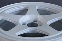 Rines Forjados SHIN con Acabado Blanco, 5 Radios Cóncavos, Ligeros, Forjados en 6061-T6, 17 18 19 20 Pulgadas, 4x100 para Mazda