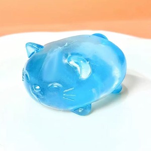 Juguete antiestrés de goma de malta con forma de gato, estilo transfronterizo, de rebote lento, popular en internet, de alta estética - Product Image 3