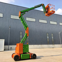 Nouvelle plateforme élévatrice articulée Jiubang 12M à commande hydraulique, certifiée CE, entièrement automotrice, 9200 kg, 12 m