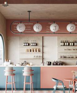 ออกแบบร้านกาแฟสุดเก๋พร้อมเคาน์เตอร์ LED แบบกำหนดเอง |   โซลูชั่นตกแต่งภายในแบบครบวงจรทันสมัย เคาน์เตอร์บาร์กาแฟเชิงพาณิชย์ - Product Image 4