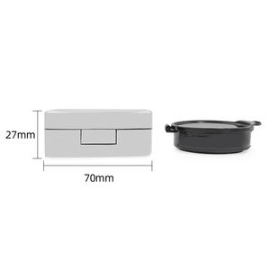 Luxe 15g réutilisable cosmétique <span class=keywords><strong>Cox</strong></span> argent carré ABS pour coussin d'air BB CC poudre boîte conteneur matériau d'emballage - Product Image 2