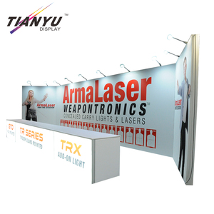 3x6 Flex rộng nhanh chóng tùy chỉnh thiết kế hiển thị EXPO Backdrop Banner đứng triển lãm với vải tùy chỉnh - Product Image 1