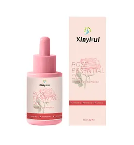 Productos de belleza al por mayor esencia hidratante natural personalizada suero para el cuidado de la piel facial de Rosa orgánica hidratante