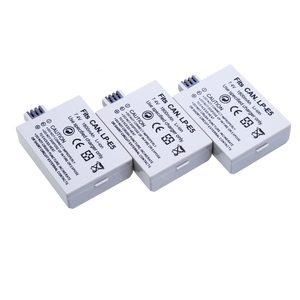 Batterie RHINO POWER LP-E5 pour appareil photo numérique reflex <span class=keywords><strong>Canon</strong></span> 500D 450D <span class=keywords><strong>1000D</strong></span> EOS Rebel T1i XS XSi Kiss X3 X2 Kiss F - Product Image 4