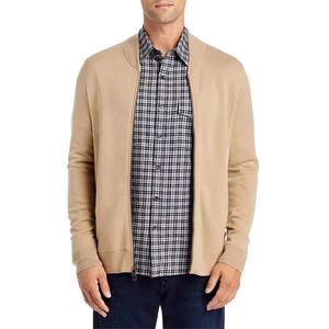 <span class=keywords><strong>Cardigan</strong></span> in Cashmere da uomo con cerniera piena in maglia invernale color <span class=keywords><strong>cammello</strong></span> chiaro su misura - Product Image 5