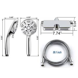 Pommeau de Douche Portable 6 Jets de Massage pour Adultes – Kit de Bain - Product Image 2