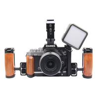 Mamen Échantillon gratuit Cage de caméra vidéo professionnelle DSLR Rig pour Nikon ZFC Dslr Cage de caméra en alliage d'aluminium
