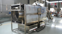 Laveuse à tambour rotatif pour l'industrie alimentaire, en acier inoxydable de qualité alimentaire