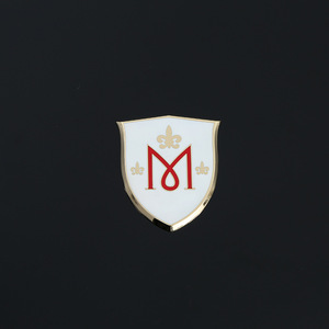 Épinglette personnalisée en forme de <span class=keywords><strong>bouclier</strong></span> électroplaqué avec lettres anglaises pour la publicité et les cadeaux commémoratifs - Product Image 6