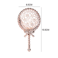 New Style European Antique Portable Vintage Beauty Compact Handheld Mirrors for Makeup Hair Styling Skin Care
