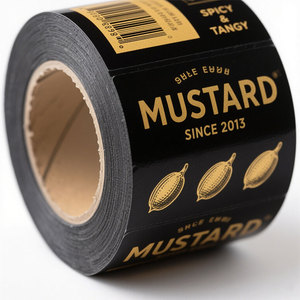 Roll Food Jars Cans Custom Spice Bottle Oil Proof Vinyl <strong>Plastic</strong> <strong>Printing</strong> Packaging Other Label Wholesale Labels Sticker - Product Image 2