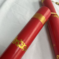 Tubo de Cuero Sintético de 4*30.5cm para Certificado de Graduación, Logotipo Personalizado, Portadocumentos Cilíndrico Unisex, Accesorios