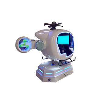 Simulador de Realidad <span class=keywords><strong>Virtual</strong></span> de Conducción de Pequeños Aviones, Helicópteros y Experiencia de Vuelo Aeroespacial, Plataforma de 6DOF, 1 Asiento, Metal, Centro Comercial - Product Image 5
