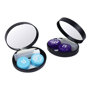 Estuche para Lentes <span class=keywords><strong>de</strong></span> Contacto Personalizado OEM, Material ABS+PP, Diseño <span class=keywords><strong>de</strong></span> Planta Verde, Opciones Multicolor, Marca Eyekan, Modelo K1620, ISO13485 - Product Image 1