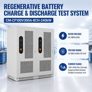 Système de test de charge/décharge régénérative de batteries à 8 canaux pour l'entretien des batteries, garantie 1 an - Product Image 2