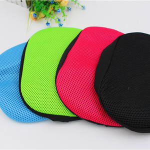 Funda de asiento de malla tipo sándwich para scooters eléctricos, cojín transpirable verde y negro - Product Image 2