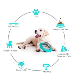 Vendita caldo negozio di animali morso resistente e Durab multifunzionale cane gatto Ufo palla cane trattare il giocattolo per animali domestici erogazione - Product Image 3