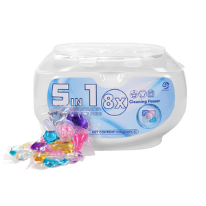 Dosettes de détergent à lessive parfumées de luxe de taille de voyage Capsules de lavage liquide avec javel et adoucissant Dosettes de lessive Ariell - Product Image 4