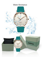 Montre automatique pour femme de luxe, édition limitée, antique, boîtier en alliage 18 mm, cadran en verre, bracelet interchangeable, logo personnalisé, 3 ATM étanche